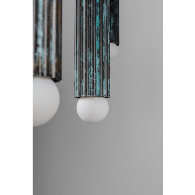Industrial Industrial Vesta Round 24 Chandelier For Sale - Image 3 of 18