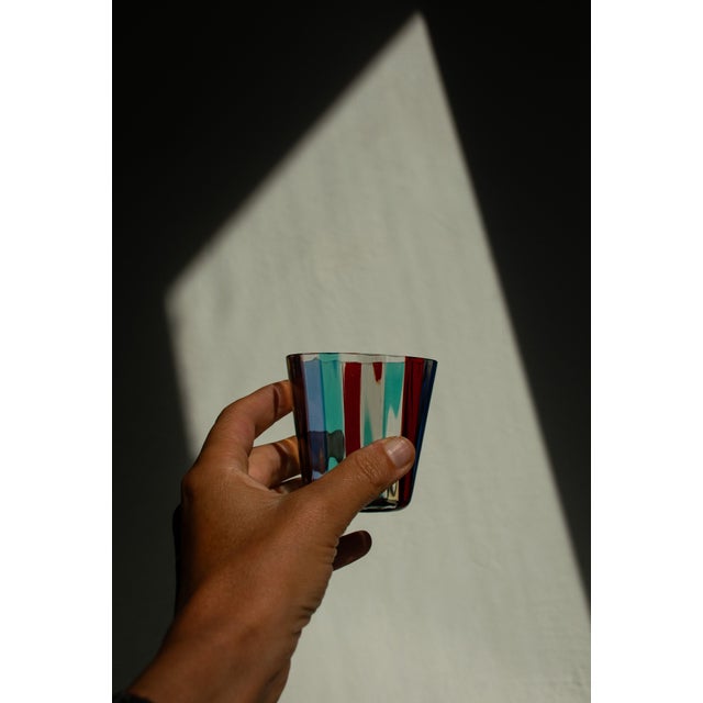 Early 21st Century Tequila Glasses in Murano Glass by Mariana Iskra, Set of 6 For Sale - Image 5 of 14