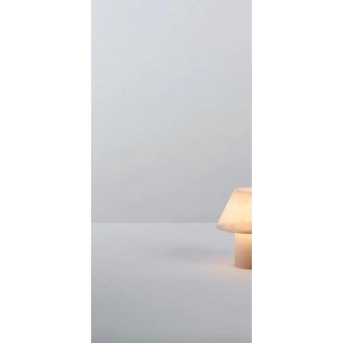 Jordi veciana petra m pe table lamp for parachilna a cylindrical base, a conical shade both made from a single piece of...