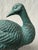 Heavy vintage green cast iron duck or goose statue. Would be great as a garden ornament or doorstop. No marks. Good...