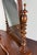 19th Century Antique Mahogany Barley Twist Tabletop Gentlemen’s Shaving / Vanity Mirror For Sale - Image 4 of 12