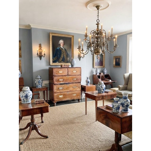 Early 19th Century Fantastic English Campaign Chest For Sale - Image 12 of 12