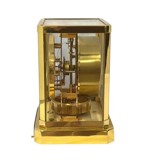 Jaeger-LeCoultre Atmos Perpetual Mantel Clock, made in Switzerland, circa 1981. The LeCoultre Company was founded in 1935...