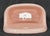 Late 20th Century Vintage European Pink Ceramic Wall Mount Soap Dish For Sale - Image 5 of 7