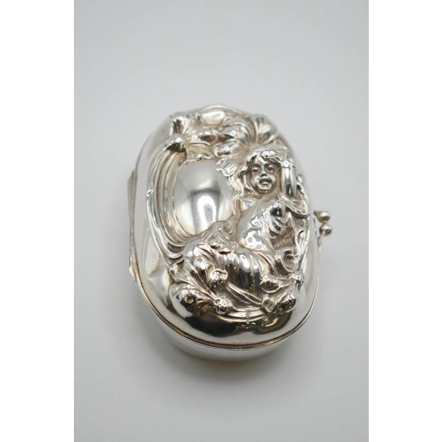 Late 19th Century Late 19th Century Art Nouveau Silver Box For Sale - Image 5 of 12
