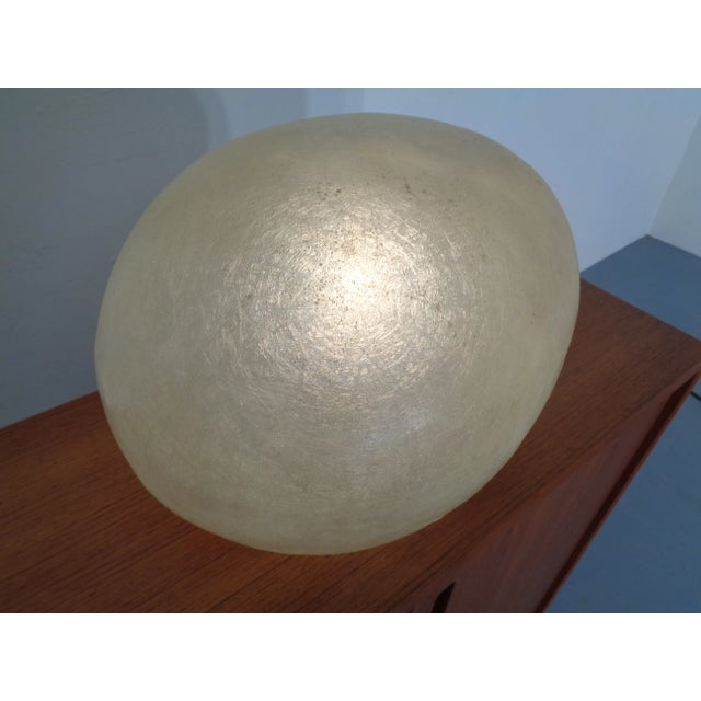 Mid-Century Modern Glass Fiber Table Lamp by André Cazenave for Atelier-A, 1960s For Sale - Image 3 of 14