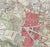 1907 antique fold out map of the palace and grounds of Versailles from a atlas of Paris and the surrounding areas....
