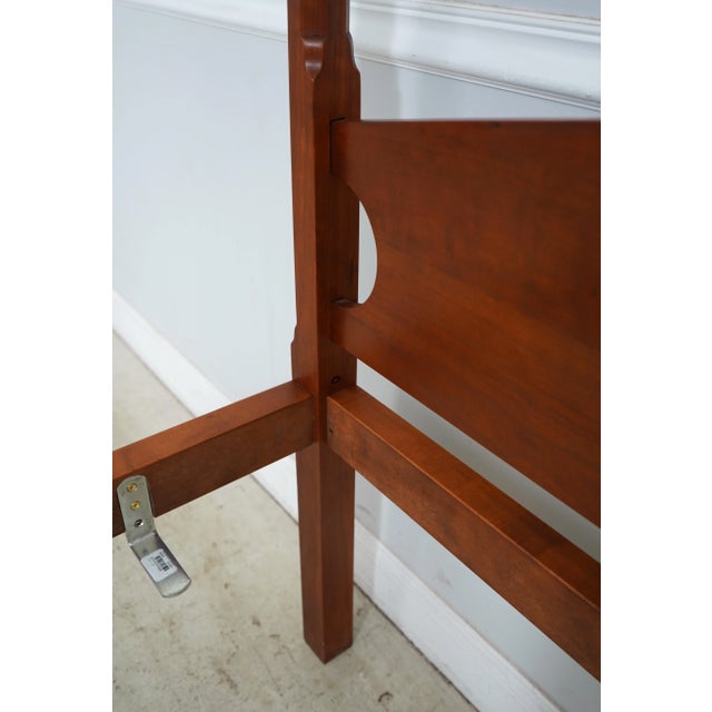 Eldred Wheeler Queen Size Solid Cherry Canopy Poster Bed For Sale In Philadelphia - Image 6 of 12