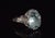 Gia Certified 16.03ct Aquamarine & Diamond 18k Gold Maple Leaf Sculptural Ring, Size 5.25 For Sale - Image 9 of 15