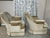 Pair of Vintage Hammary Tufted Velvet Lounge Chairs – Warm Camel Beige (Non-Swivel) For Sale In Raleigh - Image 6 of 12