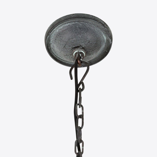 Medium Verdigris Bronze Byron Lantern from Pure White Lines For Sale - Image 4 of 11