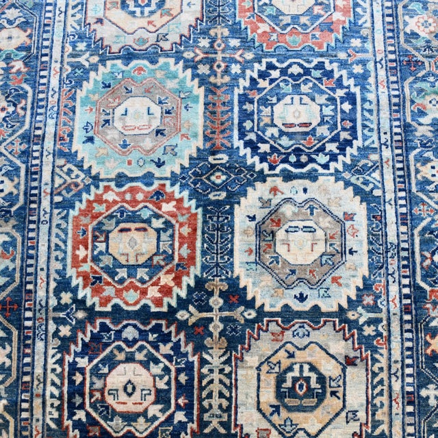 Modern Gray Bidjar Hand Knotted Rug 4x6' For Sale - Image 6 of 10