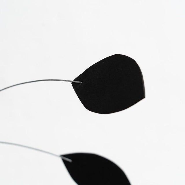 French Artist, Enchanting Dynamics: Iron and Foam Kinetic Sculpture Black in Play, 1990s, Metal For Sale - Image 9 of 15