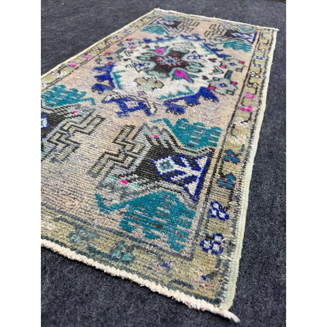 Early 21st Century Turkish Yastik Rug 1'7" x 3'2" For Sale - Image 5 of 5