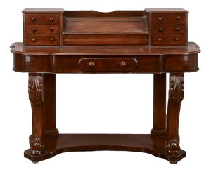 Small Console Desk in Wood