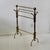 Victorian Vintage Victorian-Style Brass Towel Blanket Comforter Rack Stand For Sale - Image 3 of 15