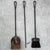 Mid-Century Modern Mid Century Modern Fireplace Tool Modernist Cast Iron Black MCM Vintage Wood For Sale - Image 3 of 9