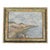Antique Hand Painted Framed Oil on Board Seaside Coastal Landscape Painting, Early 20th Century For Sale
