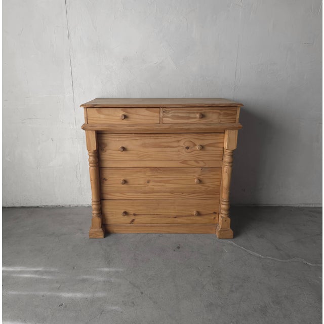 This beautiful 5 drawer vintage, raw pine dresser is the epitome of one of this kind. It is truly the perfect addition to...