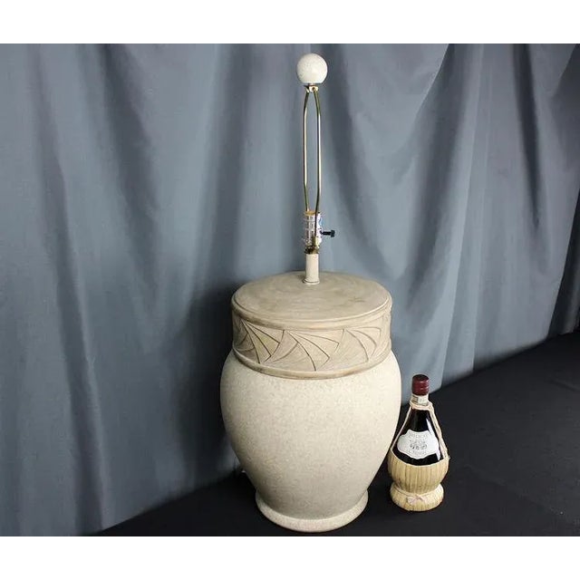 Contemporary Fine Arts Lamps Co. Ceramic Table Lamp For Sale - Image 3 of 13