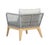 Cypress Teak Wood Outdoor Arm Chair With Gray Rope Design For Sale In Chicago - Image 6 of 12