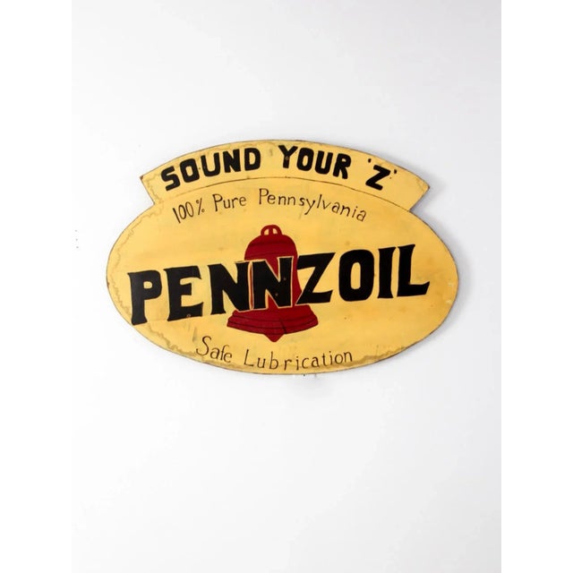 Vintage Pennzoil Sign For Sale - Image 10 of 10
