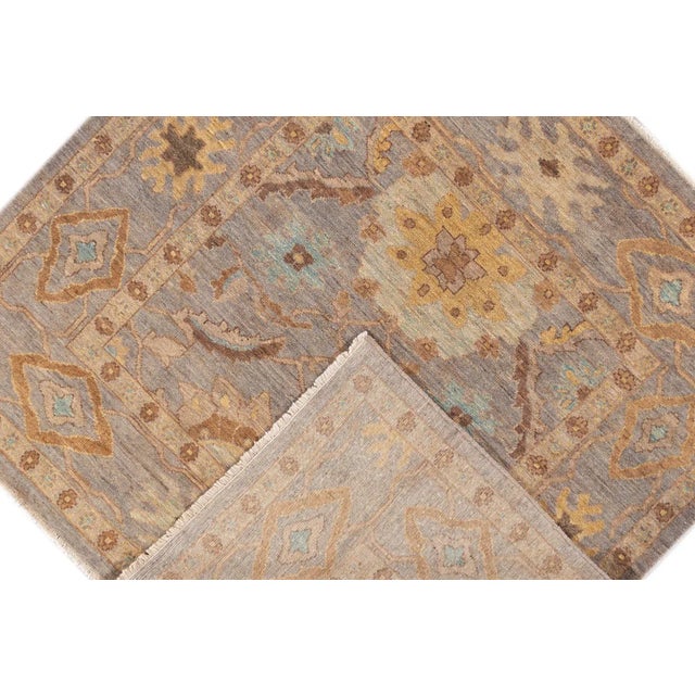 Contemporary 21st Century Modern Square Sultanabad Rug 6 X 6 For Sale - Image 3 of 9
