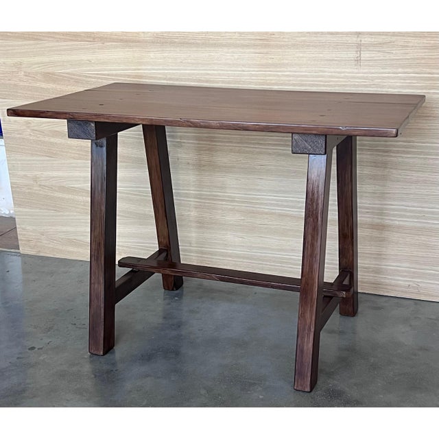 Early 19th Century Spanish Baroque Work Side Table , Restored For Sale - Image 10 of 18