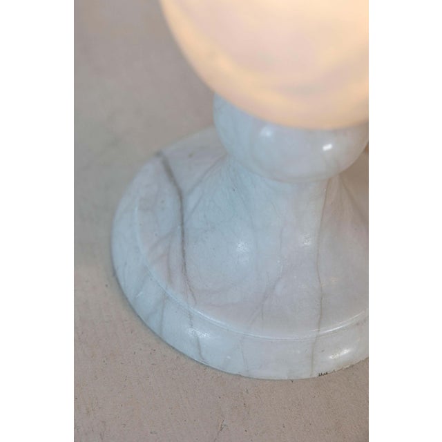 Mid 20th Century Mid 20th Century French Alabaster Lamp For Sale - Image 5 of 6