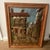 Metal Vintage Mediterranean Village Embossed Metal Relief Wall Art Wood Framed European Scene, Mid Century For Sale - Image 7 of 8
