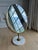 Charles Hollis Jones Vintage Oversized Brass & Carrara Marble Double-Sided Vanity Mirror Attributed to Charles Hollis Jones For Sale - Image 4 of 8