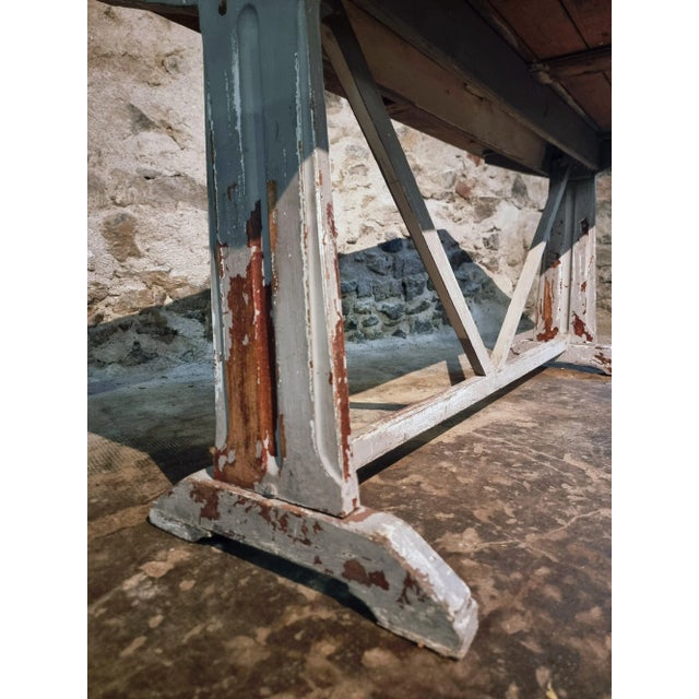 Antique French Work Table, 1920 For Sale - Image 9 of 16