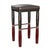 Wood "Poggio" Bar Stool With Bronze Details, Hand Crafted For Sale - Image 7 of 7