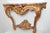 French Mid 18th Century Regence Period Sculpted and Gilded Wood Console With a Sarrancolin Marble Top For Sale - Image 3 of 8