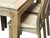 Oriental Light Wood Rough Grain Rectangular Dining Table 4 Chairs Set For Sale - Image 16 of 16