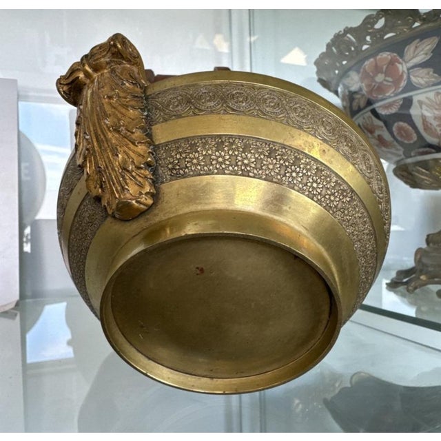 Traditional Empire Cup in Gilded Bronze For Sale - Image 3 of 6