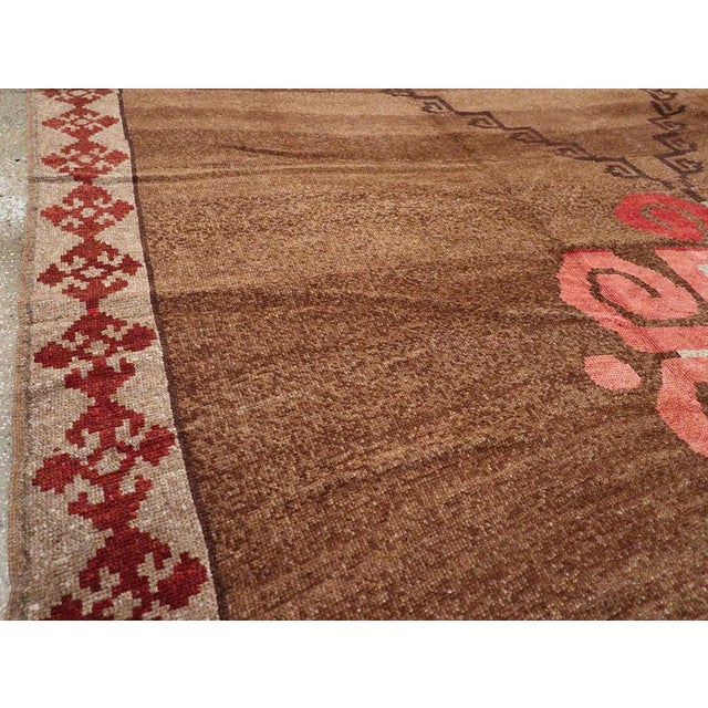 Mid 20th Century Galerie Shabab Collection Mid-20th Century Turkish Anatolian Carpet For Sale - Image 5 of 10