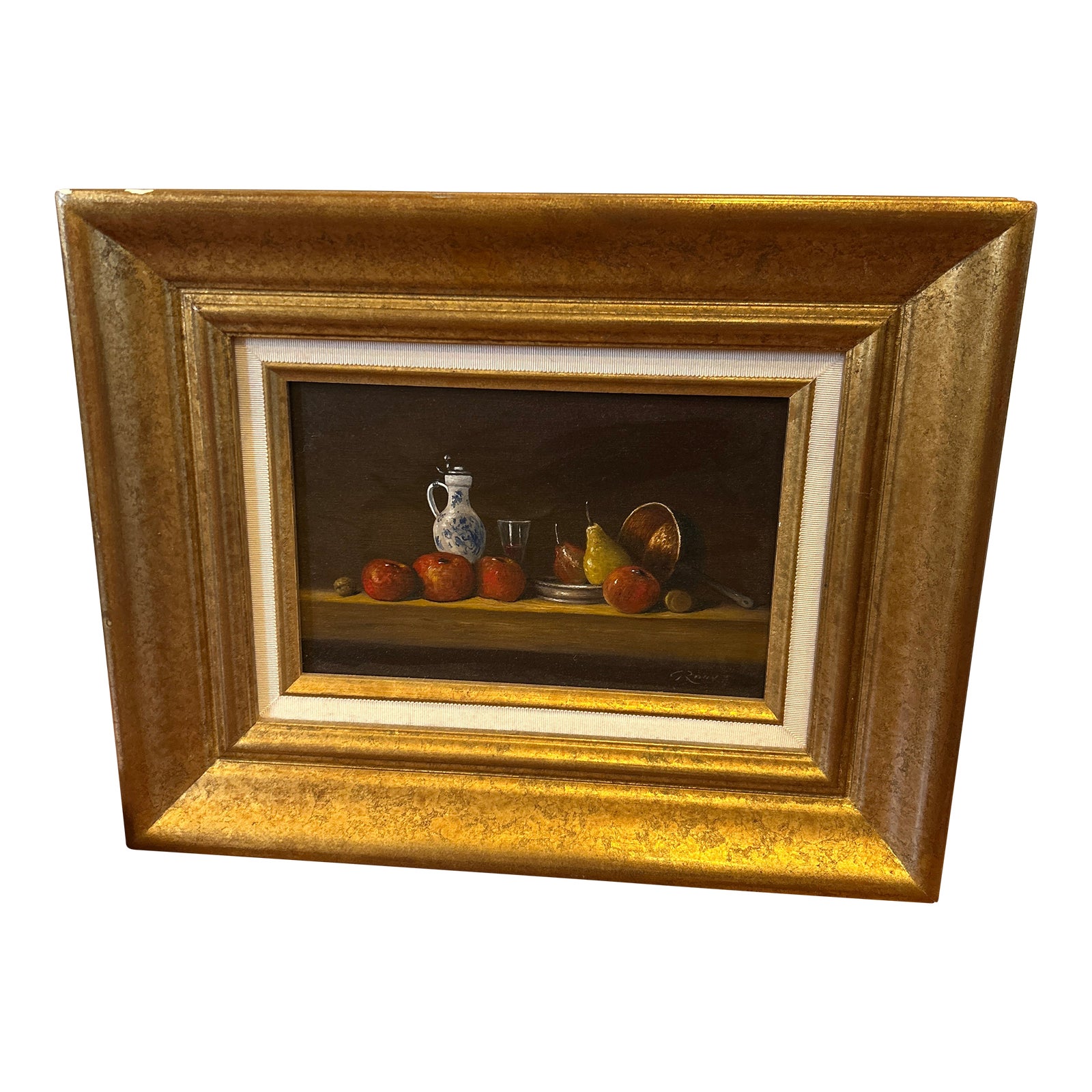 Late 20th Century Original Gérard Roux Still Life Painting | Chairish