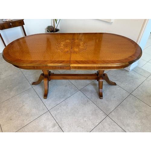 Wood Vintage Extendable Dining Table, 1980s For Sale - Image 7 of 14