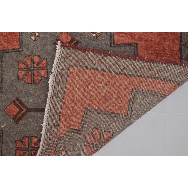 1960s Small Bohemian Handknotted Wool Rug For Sale - Image 10 of 10