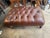 Vintage Chesterfield Syle Tufted Leather Ottoman Footstool For Sale - Image 15 of 16