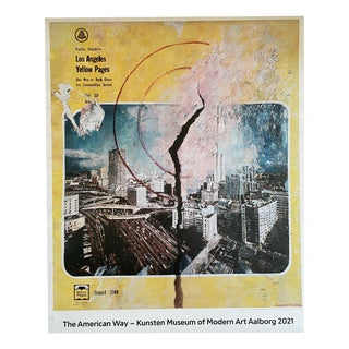Yellow Pages Poster from Malcolm Morley, 2000s For Sale