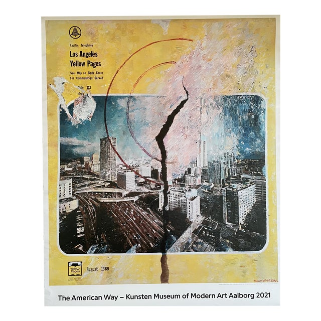 Yellow Pages Poster from Malcolm Morley, 2000s For Sale