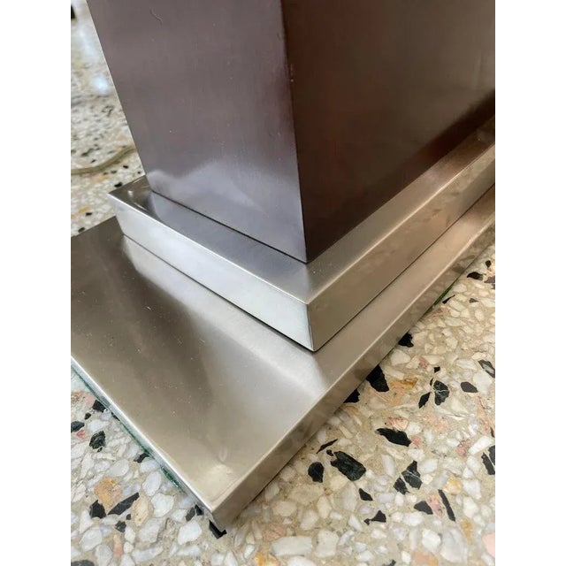 1990s Ralph Lauren Style Floor Lamps Art Deco Machine Age - a Pair For Sale - Image 9 of 12