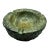 Vintage Italian Carved Green Marble Ashtray or Decorative Stone Bowl For Sale