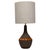 20th Century German Brown And Orange Ceramic Table Lamp For Sale - Image 15 of 18