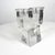 AMBIANIC presents Modern Art Glass Tower Dual Candle Holder Mikasa Walther West Germany Crystal Ice Glass with controlled...