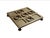 Sarreid Ltd. Sarreid Ltd. Brass Tic Tac Toe Footed Board Game Set For Sale - Image 4 of 10