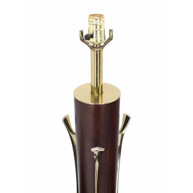 Vintage Mid-Century Modern Tripod Base Table Lamp by Laurel For Sale - Image 6 of 9