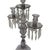 Antique Heisey Glass Puritan 3-Light Candelabra #300 Complete Prisms Sun Purple Tint c.1904-1915 For Sale In Palm Springs - Image 6 of 9